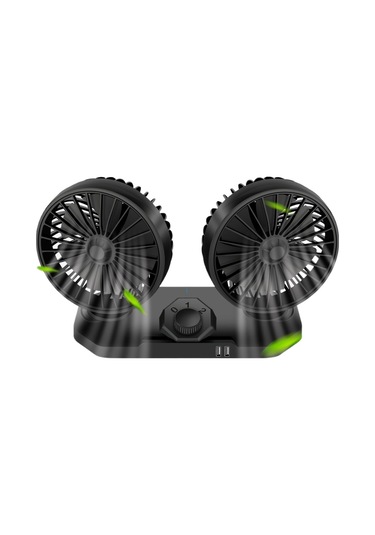 Taşınabilir Araca Monte Yüksek Rüzgarlı Çok Fonksiyonlu Usb24v Elektrikli Fan