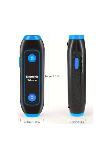 Willowhaven Orange 120 150 Desibel Yüksek Sesli Elektronik Düdük Abs Led Hakem Öğretmen Kamp Spor