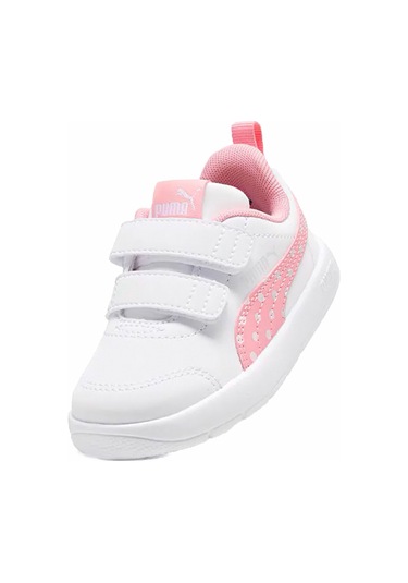 Puma Kız Çocuk Beyaz 05 Courtflex V3 Dotty Inf. Sneaker Beyaz