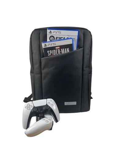 Ps5 Çanta Koyu Gri - Antrasit Premium Sırt Çantası