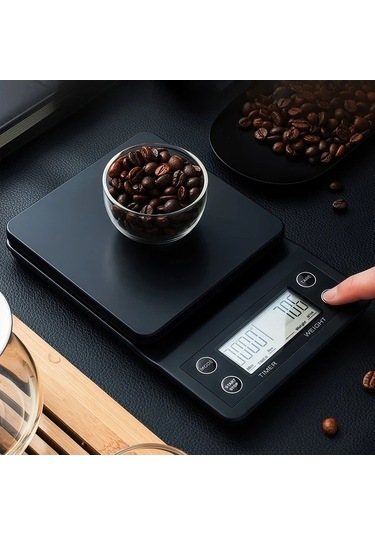 Fastbuy 5 Kg Kapasite 01g Hassasiyet Dijital Mutfak Tartısı Zamanlayıcı Pil Çalışır -