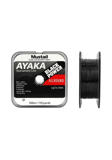 Mustad Ayaka Black Power Allround 0,90Mm 100Mt
