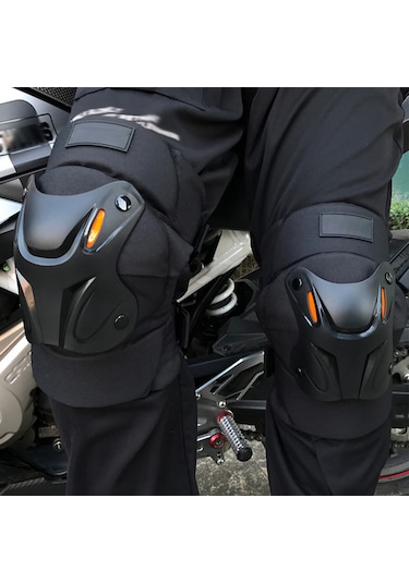 Hallow Mp10344 Motosiklet Dizlik Seti Siyah 2 Parça