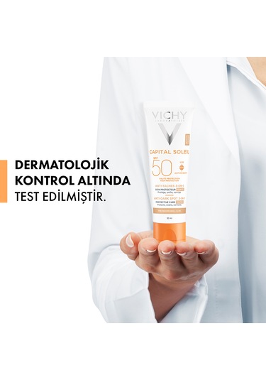 Vichy İdeal Soleil Anti-Taches Anti-Dark Spots 3 In 1 Güneş Kremi SPF50+ 50 ML