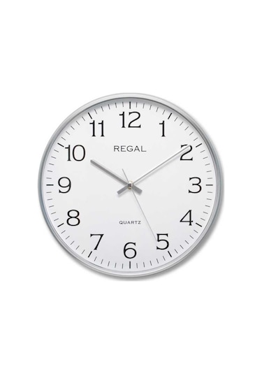 Regal 0250 Sw Ince Çerçeve Slim Duvar Saati (485485512)