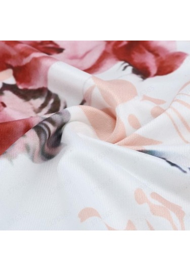 Çiçek Boho Bel Maxi Bayan Baskı Düşük Yaz Etek Diğer Beyaz