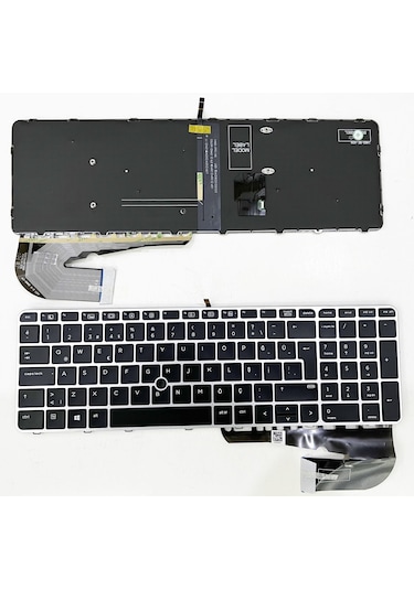 HP Uyumlu EliteBook 819899-141, 821156-141 Klavye Tuş Takımı Işıklı