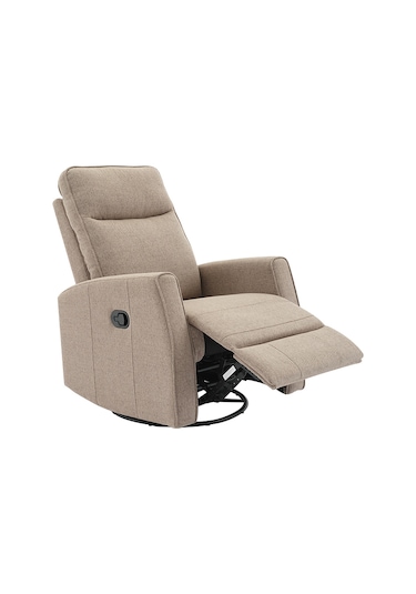 Torino Döner Ve Sallanır Mekanizmalı Baba Ve Tv Koltuğu-vizon 75x94x102 Cm Vizon