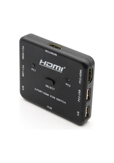 2 Port Hdmı Kvm Switch Anahtarlı Hdmı Kvm Switch 2 Giriş 1 Çıkış