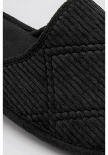 Erkek Ev Damat Bohça Çeyiz Terliği-9944 Siyah