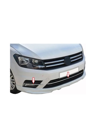 Vw Caddy Uyumlu Ön Tampon Çıtası Krom 3 Parça 2015 - 2020 Arası Modeller İçin