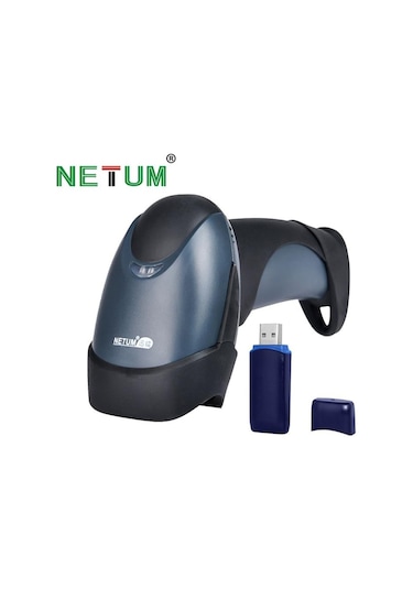 Netum Nt-M20 Kablosuz Barkod Okuyucu Ccd 1D Lazer Barkod Okuyucu