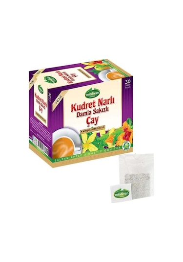 Mindivan Kudret Narlı Damla Sakızlı Süzen Poşet Bitki Çayı 30'lu