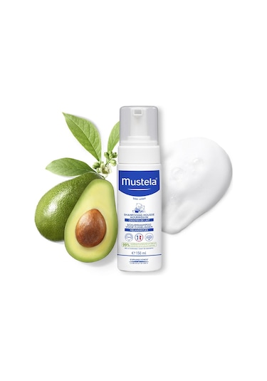 Mustela Yeni Doğan Konak Önleyici Köpük Bebek Şampuanı 2 x 150 ML
