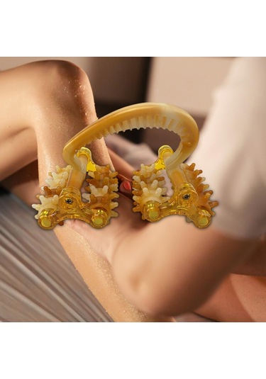 Suntek Lunar Rover Masaj Aleti Mini Çok Fonksiyonlu Sırt Sarı