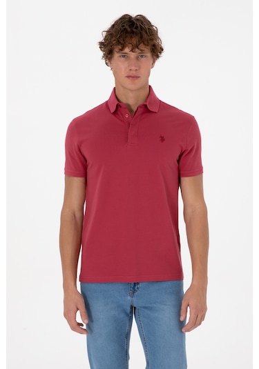 U.s. Polo Assn. Erkek Vişne Tişört Basic 50306015-vr223 Vişne