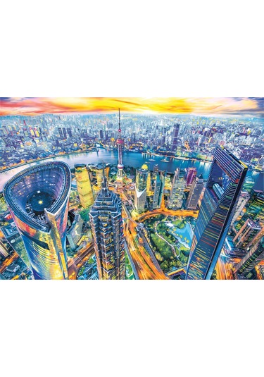 Anatolian 2000 Parçalık Puzzle - Şanghay 3962