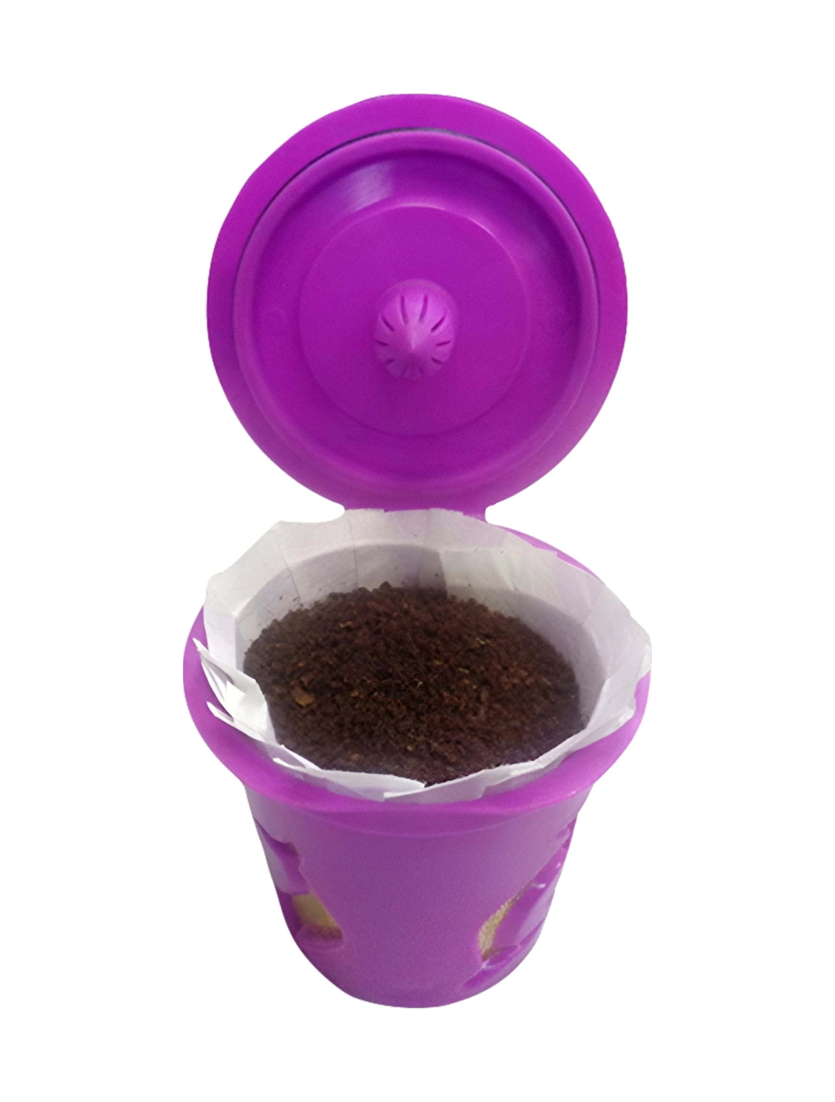 Konesam 100 Adet Tek Kullandım K-kupa Kahve Filtresi - Kahve Makinesine Uyumlu, Normal Ve Yeniden Kullanılabilir K-kupalar İçin, Ev Ve Ofis Kullanıma Uygun Beyaz