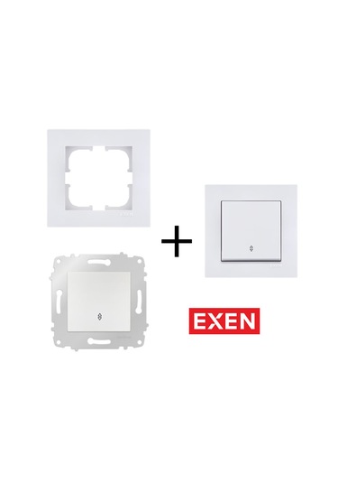 Exen Karell Beyaz Veavien Çerçeveli