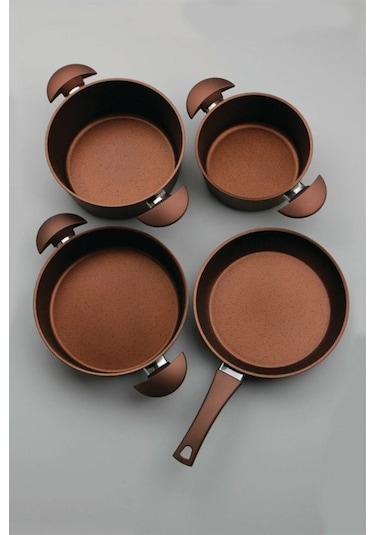 Porland Santino Bronz Tencere Takım 7 Parça