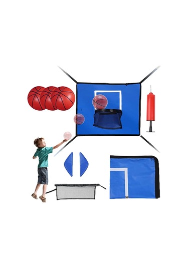 Mini Basketballs İle Trambolin Basketbol Potası Trambolin