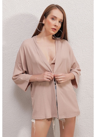 Gabria Yarasa Kol Kimono Taş