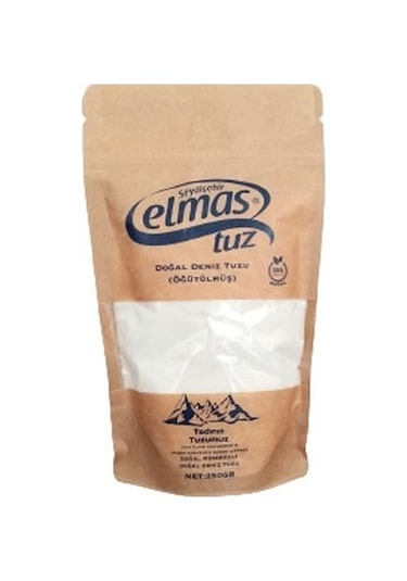 Elmas Tuz Öğütülmüş Deniz Tuzu 250 G
