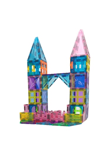 Magblock Manyetik Yapı Blokları - 128 Parça - Eğitici Oyuncak - Z