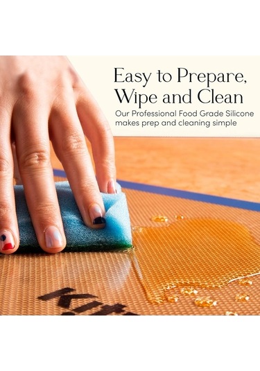 Maoyaya Silikon Pişirme Mat Seti - 2 Yarım + 1 Çeyrek Yaprak, Yapışmaz, Bpa Free, Profesyonel Fırın Tepsisi Diğer