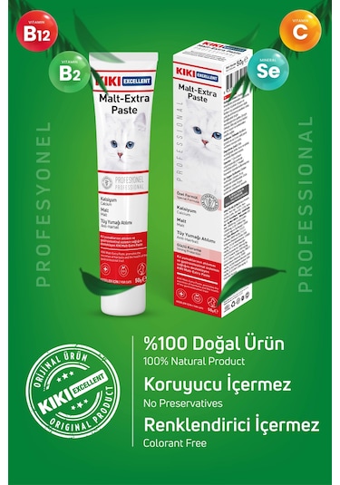 Kiki Excellent Kedi Malt Extra Paste Macun 50 G