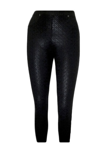 Besttrend Kadın Deri Baskılı Cepli Pantolon Tayt (160)