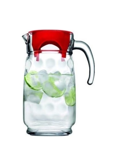 Paşabahçe 43674 Space Kırmızı Kapaklı Sürahi 1650 CC