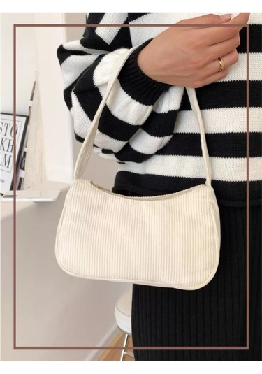 Soko Store Keten Askılı Vücut Çantası 222730066 Beyaz