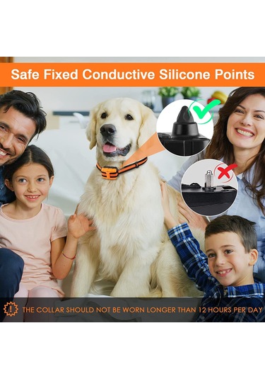 Lemestar Köpek Eğitimi Kolları: 3 Mod Bip, Titreşim, Şok , 500m Kumandalı, Ipx7 Su Geçirmez, 6-45kg Uyumlu, Hızlı Şarjlı Pil