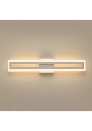 Fastbuy Beyaz 60.96 Cm 3000k Led Banyo Ayna Üstü Işıklık, Modern Vanity Aydınlatma Beyaz