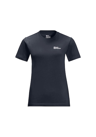 Jack Wolfskin Essentıal T W Lacivert Kadın Kısa Kol T-shirt Lacivert