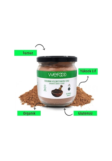Wefood Organik Keçiboynuzu Unu 250 gr