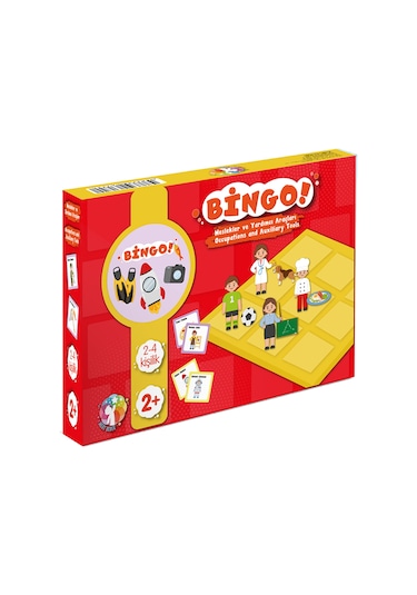 Bingo - Tombala Oyunu / Meslekler Ve Yardımcı Araçları - Occupations And Auxiliary Tools