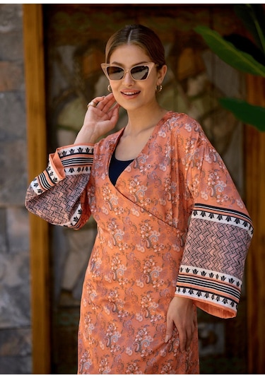 Mayovera Kimono - İspanyol Tasarım Çok Renkli
