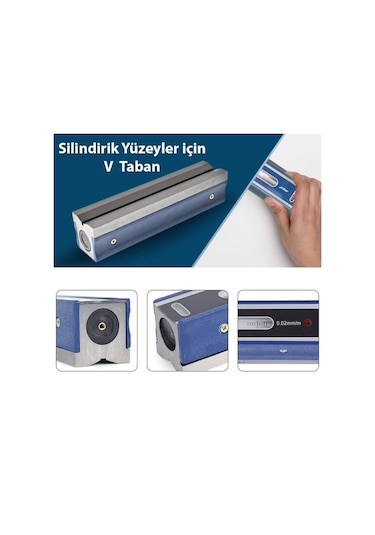 Dasqua 150mm Hassas Düz Makina Su Terazisi 0.02