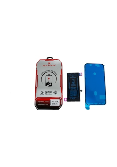 Red Power Apple Uyumlu iPhone  11  Batarya Pil Güçlendirilmiş 3750mah