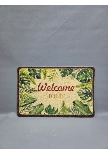 Hijyenik Kıvırcık Paspas 40x60 Cm - Islaklık Emici Kapı Önü Paspası Ekru