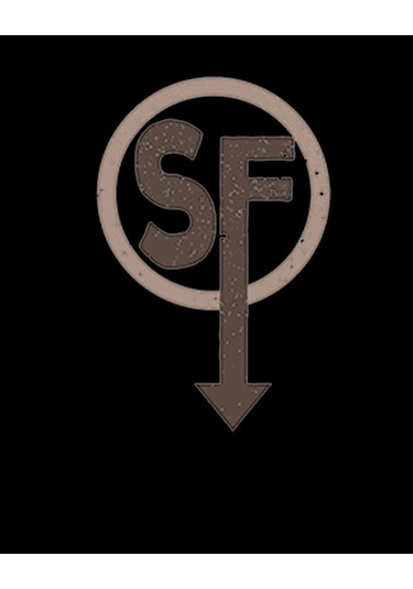 Zepplin Giyim Sanitys Fall Logo Büyük Sırt Patch Yama Siyah