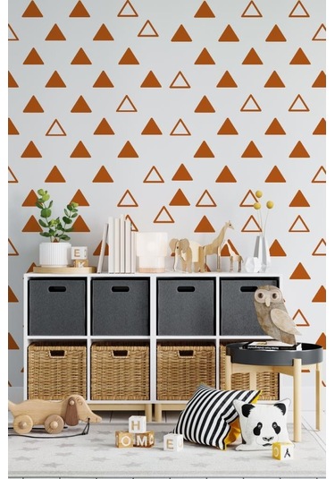 Modern Üçgen Duvar Sticker, Bebek Ve Çocuk Odası Dekoratif Duvar (552798409)
