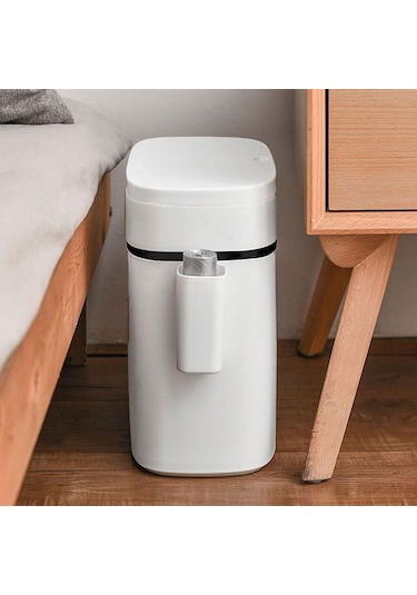 Qianfan Her Oda İçin Verimli Ve Dayanıklı Çöp Kovası - Çöp Beyaz