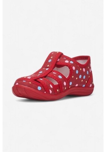 Günlük Unisex Çocuk Sandalet Esnek Kaymaz Taban Keten Cırtlı Yazlık Ev Okul Kreş Ayakkabı 143 Kırmızı-puantiye Günlük Unisex Çocuk Sandalet Esnek Kaymaz Taban Keten Cırtlı Yazlık Ev Okul Kreş Ayakkabı 143 Kırmızı-puantiye