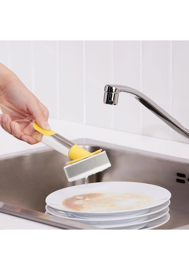 Ikea Videveckmal Deterjan Hazneli Bulaşık Süngeri Sarı 2'li