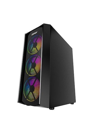 Everest Flat Mesh 4*12Cm Rainbow Fan Tempered Camlı Gaming Oyuncu