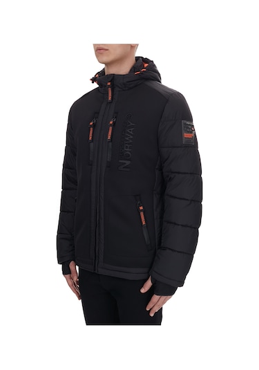 Norway Geographical Erkek Parka Beachwood (482474101) Siyah