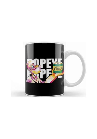 Temel Reis Popeye Kupa Bardak Porselen No22295 Karışık